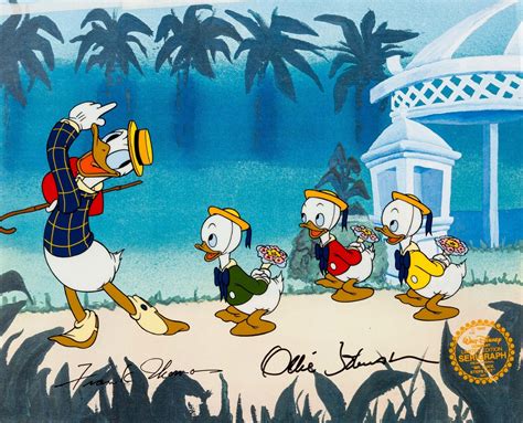 Mr Duck Steps Out Donald Duck And Nephews Sericel Walt Disney 1988