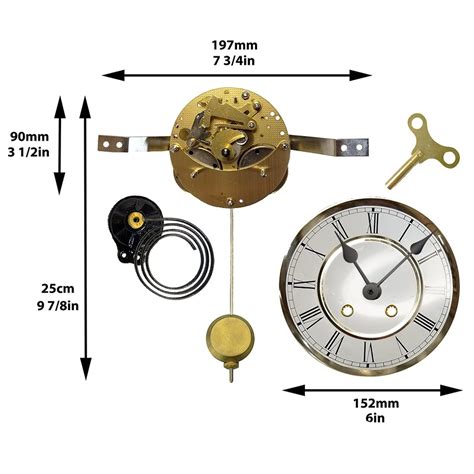 Mechanical Wall Clock Kit Wmkit04 Clockworks Clockworks