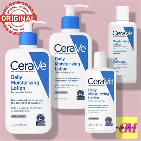 Cerave Daily Moisturizing Lotion For Dry Skin Body Lotion Facial