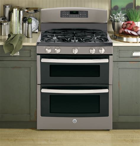 Cool kitchens ge appliances griddles food gas range oven cleaning oven cleaning chef. JGB850EEFES | GE 30" Free-Standing Gas Double Oven Range ...