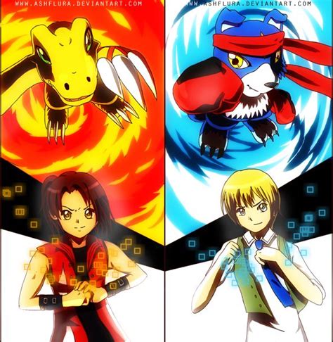 Digimon Data Squad Marcus And Tomas Digimon Digimon Wallpaper