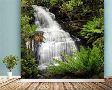 Check spelling or type a new query. Rainforest Waterfall Wallpaper Wall Mural | Wallsauce UK
