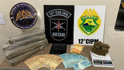 Pol Cia Militar De Palmas Prende Tr S Pessoas Por Tr Fico De Drogas