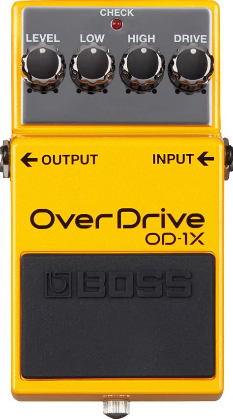 Review Of The Boss Od 1x Overdrive An Overdrive Pedal With A New Look