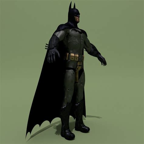 Batman Character 3d Model Obj 3ds Fbx Blend