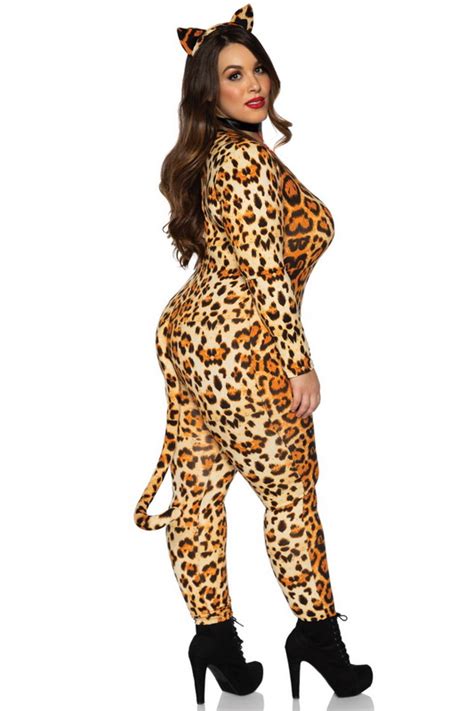 Plus Size Cougar Costume Spicy Lingerie