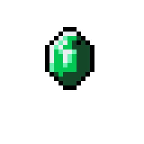 Pixilart Minecraft Emerald By Catgirlllll