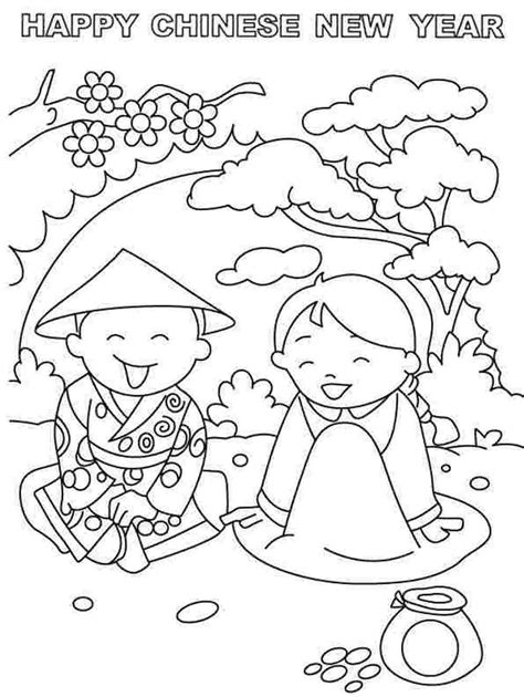 Since we love kids and babies so much we will provide you with free and printable coloring pages! Chinese new year coloring pages to download and print for free