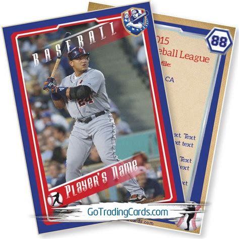 See more ideas about trading cards, cards, custom. Create your own Baseball Card via GoTradingCards.com ...