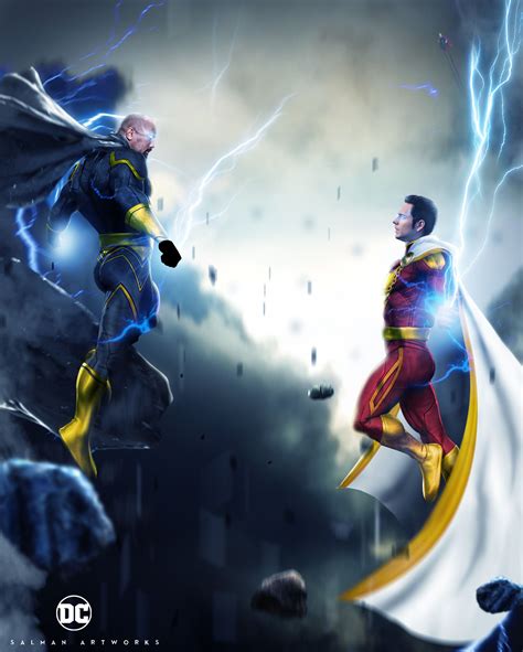 In the bat vs supes movie, batman mentions doomsday is a kryptonian. Shazam vs Black Adam | Captain marvel shazam, Shazam ...
