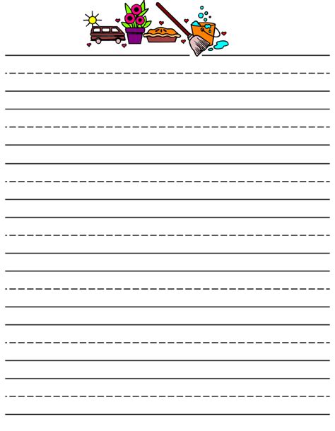 4 Best Images Of Free Printable Lined Writing Paper Kids Free