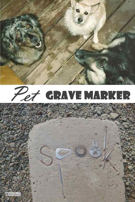 It can be very sad to lose a pet, most people do not think a pet deserves a headstone, but for true lovers of this pet grave marker is pretty easy to build. Pet Grave Marker - build your own pet grave memorial headstone