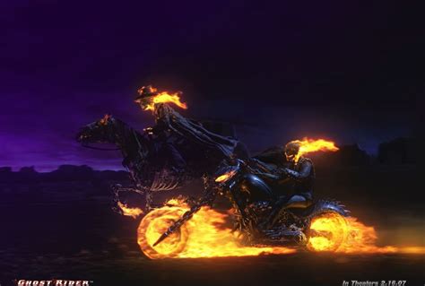 Ghost Riders Johny Blaze And Carter Slade Ghost Rider Movie Ghost