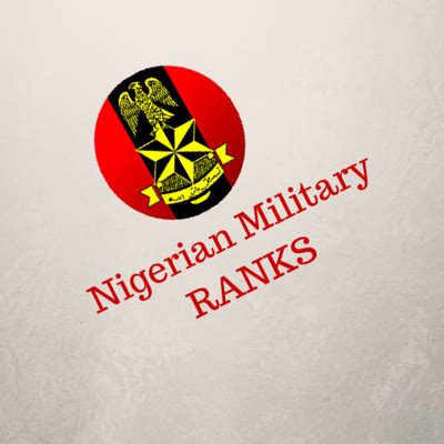 Nigerian Military Ranks Army Navy And Air Force Rankings