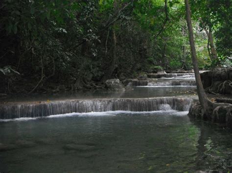 The 7 Tiered Waterfall Erawan National Park Thailand Paths Unwritten