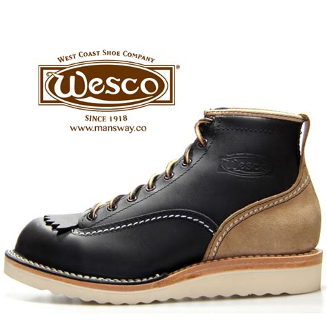 Wesco 雙臉系列客製 Mens Boots Cool Boots Boots Men Leather