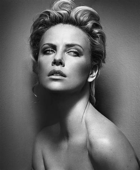 Charlize Theron Charlize Theron Portrait Black And White Hot Sex Picture