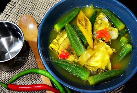 Asam rebus ikan siakap laut. Ilham Dapur: Asam Rebus Kembung Dengan Bendi