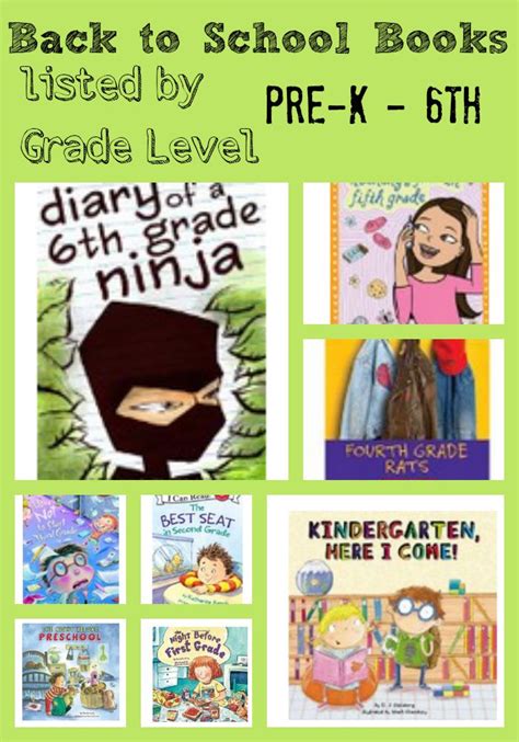 Back To School Childrens Books List By Grade Level