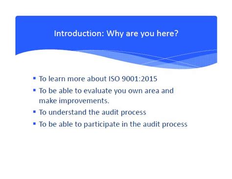 Iso 90012015 Internal Auditor Training Materials 9000 Store