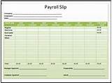 Employee Payroll Summary Template Photos