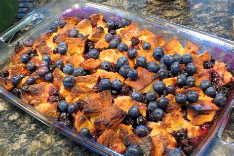 Dinner With The Welches Blueberry Bread Pudding