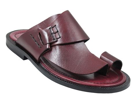 Mens Davinci Italian Leather Push Toe Sandals 1099 Available In Black