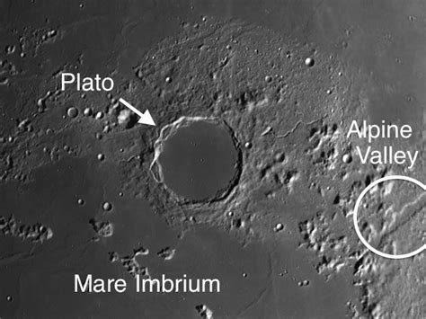 Moon Crater Plato One Of The Moons Loveliest Sights Andrew Planck