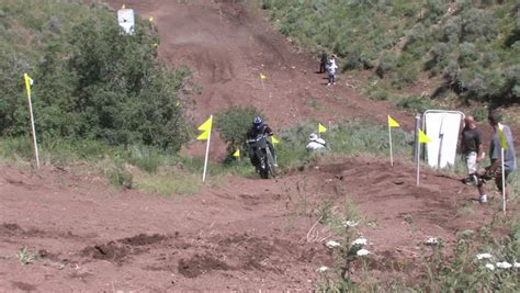 Widowmaker Mountain Hill Motorcycle Climb Competition Utah Looking
