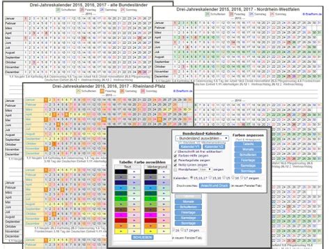 Check spelling or type a new query. Dreijahres-Kalender mit Schulferien und Feiertagen