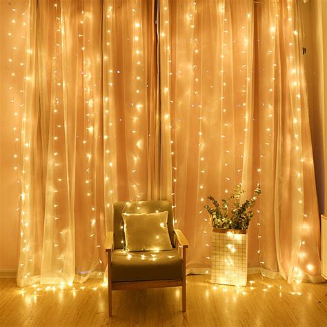 Curtain String Light 300 Led Fairy Light String Starry Lights Hanging