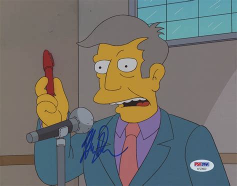 Harry Shearer Signed The Simpsons 8x10 Photo Psa Coa