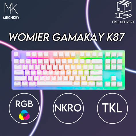 Womier K87 Mechanical Custom TKL Gaming Keyboard With Hot Swappable