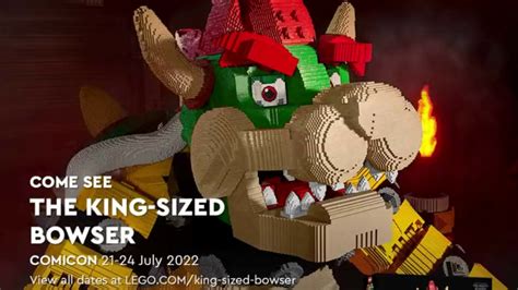 King Sized 14ft Lego Bowser Will Appear At San Diego Comic Con