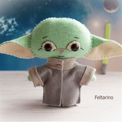 Baby Yoda Me Is House Need Me🛸🛸🛸 Trabalhos Manuais Feltro Boneco