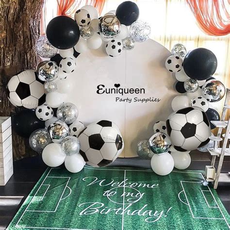 Soccer Party Boys Birthday Party Decoration Adult Balloon Arch Etsy