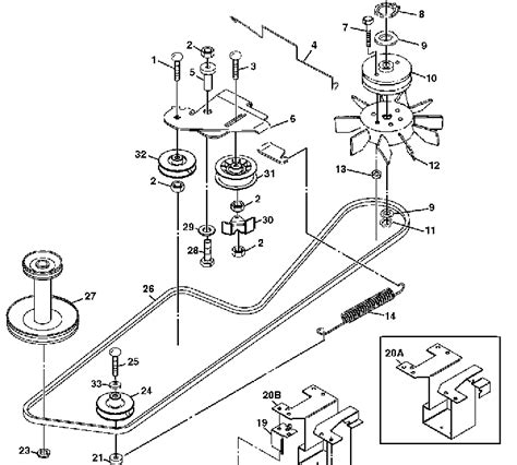 John Deere X Inch Deck Parts Diagram