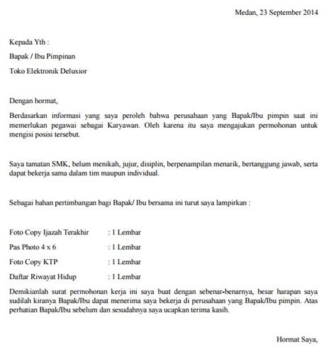 Contoh surat lamaran kerja melalui email. Contoh Surat Lamaran Kerja Tulis Tangan Di Toko Roti ...