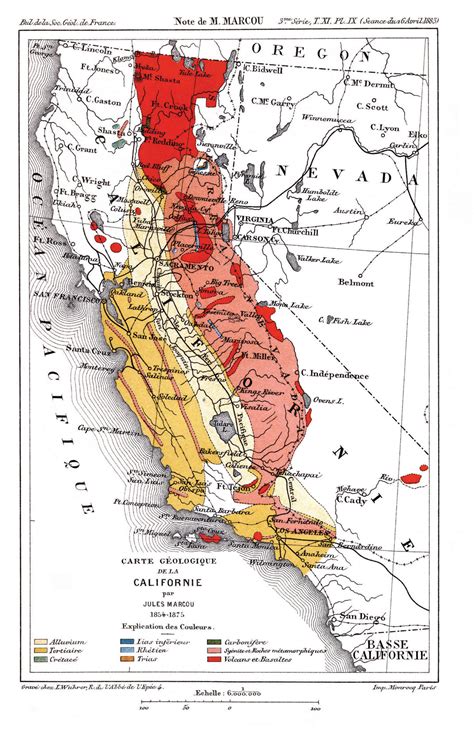History Of The Geologic Map Of California