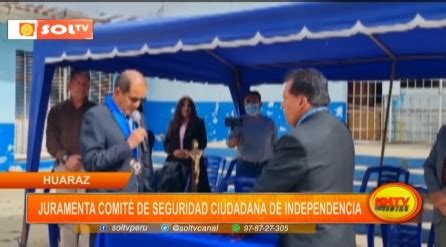 Huaraz juramenta comité de seguridad ciudadana de independencia