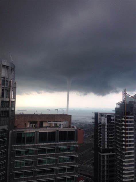 It looks like it's near at sentosa a giant waterspout was spotted near the coast of singapore in the morning hours. Tuas 'Tornado' Was Singapore's First Ever Landspout ...