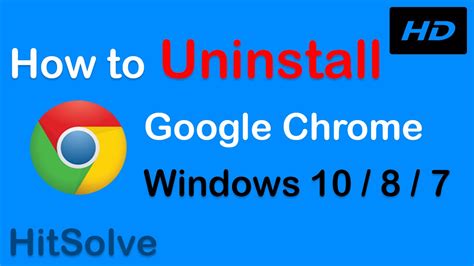 Uninstall google chrome within a few clicks. How to Uninstall Google Chrome on Windows 10/8/7 - YouTube