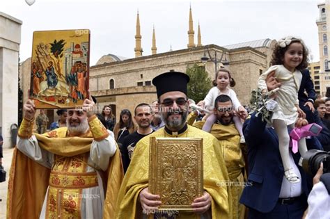 11406586 Orthodox Palm Sunday Mass In Beirutsearch Epa