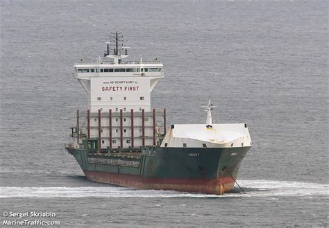 Ship Wiebke Schepers Container Ship Registered In Antigua Barbuda