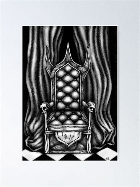 The Throne Poster For Sale By Night Sky Art Redbubble