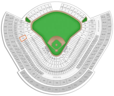 Dodger Stadium Seating Chart With Row Letters A Visual Reference Of
