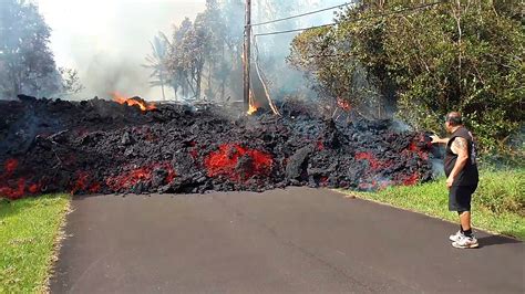Watch Awesome Timelapse Footage Shows Hawaii Lava Flow Devouring Car Bt