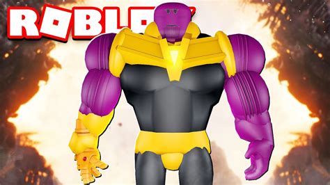 Thanos Vs Roblox Youtube