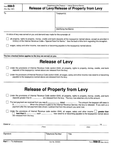 form   release  levyrelease  property  levy department
