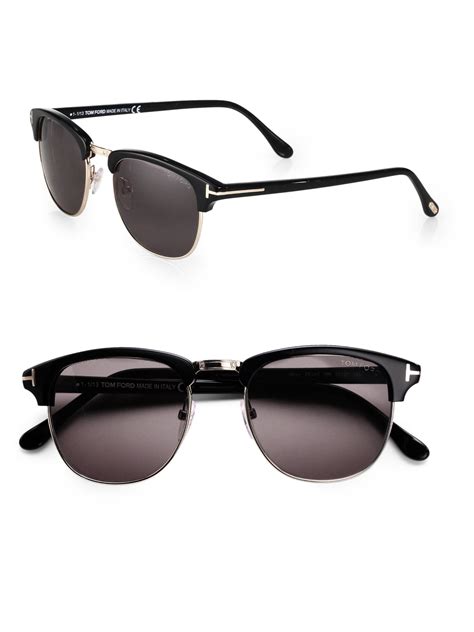 Tom Ford Henry Retro Sunglasses In Black For Men Save 5 Lyst